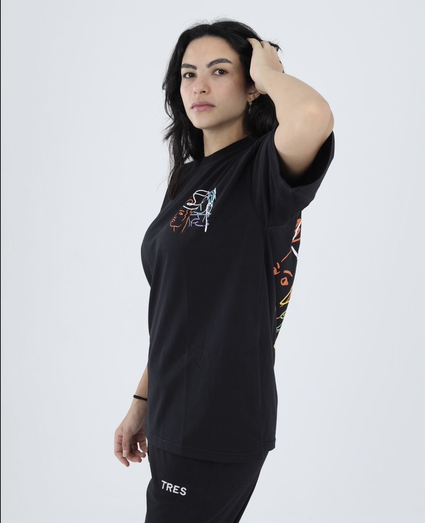 Tres Painted faces Tee