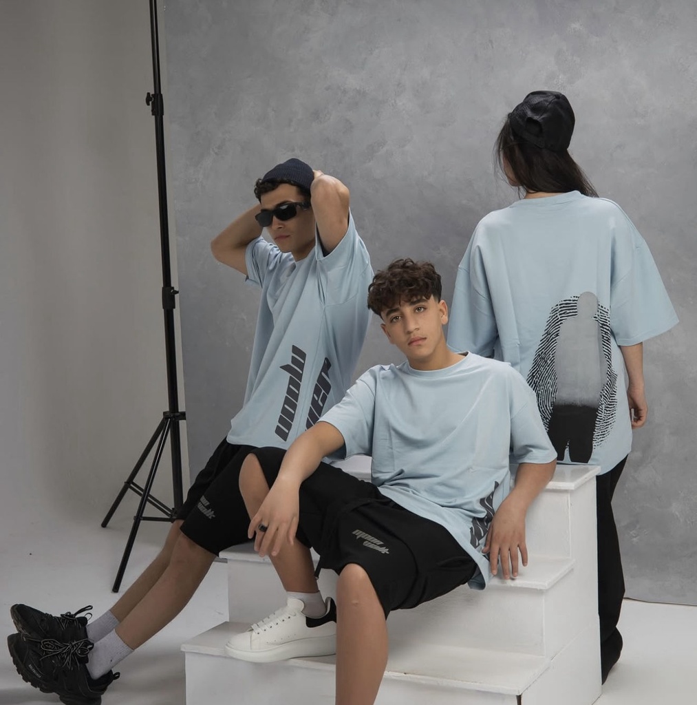 Moon Walk Sky Blue Tee