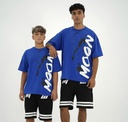 Moon walk Blue Tee